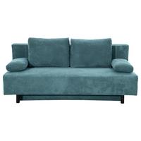 Sofa Leoni, Graublau B: 191 Cm - Türkis/Graublau, KONVENTIONELL, Holz/Textil (191/92/89cm) - MID.YOU