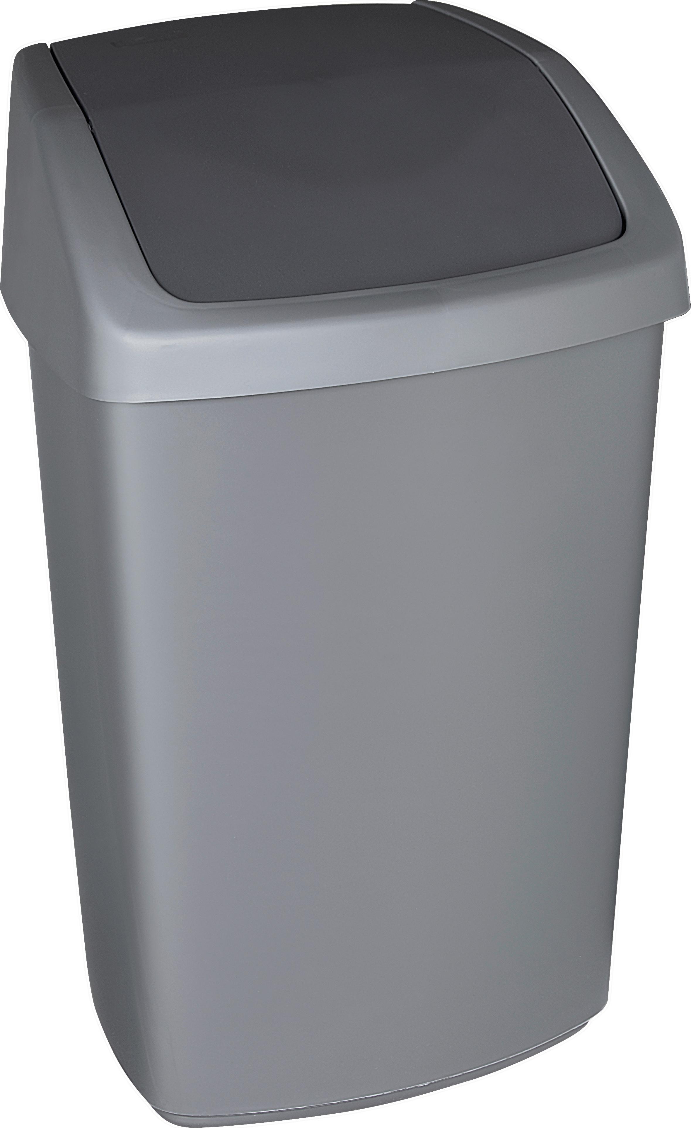Billenőfedeles Szemetesvödör 50 Liter - műanyag (40.6/34/66.8cm)
