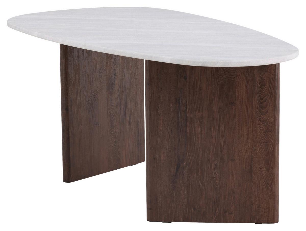 JÍDELNÍ STŮL GRÖNVIK - světle šedá/mokka, Design, kompozitní dřevo (180/90/75cm) - Livetastic