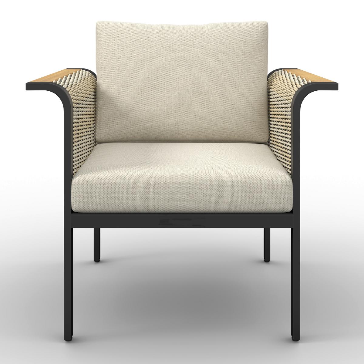 JEDÁLENSKÁ TERASOVÁ SÚPRAVA CASSANDRA - svetlohnedá/farba tíku, Modern, kov/drevo - Bessagi Garden