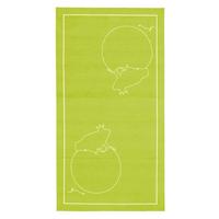 Kinderteppich Froschkönig Grün 80x150 Cm - Grün, Trend, Textil (80/150cm)