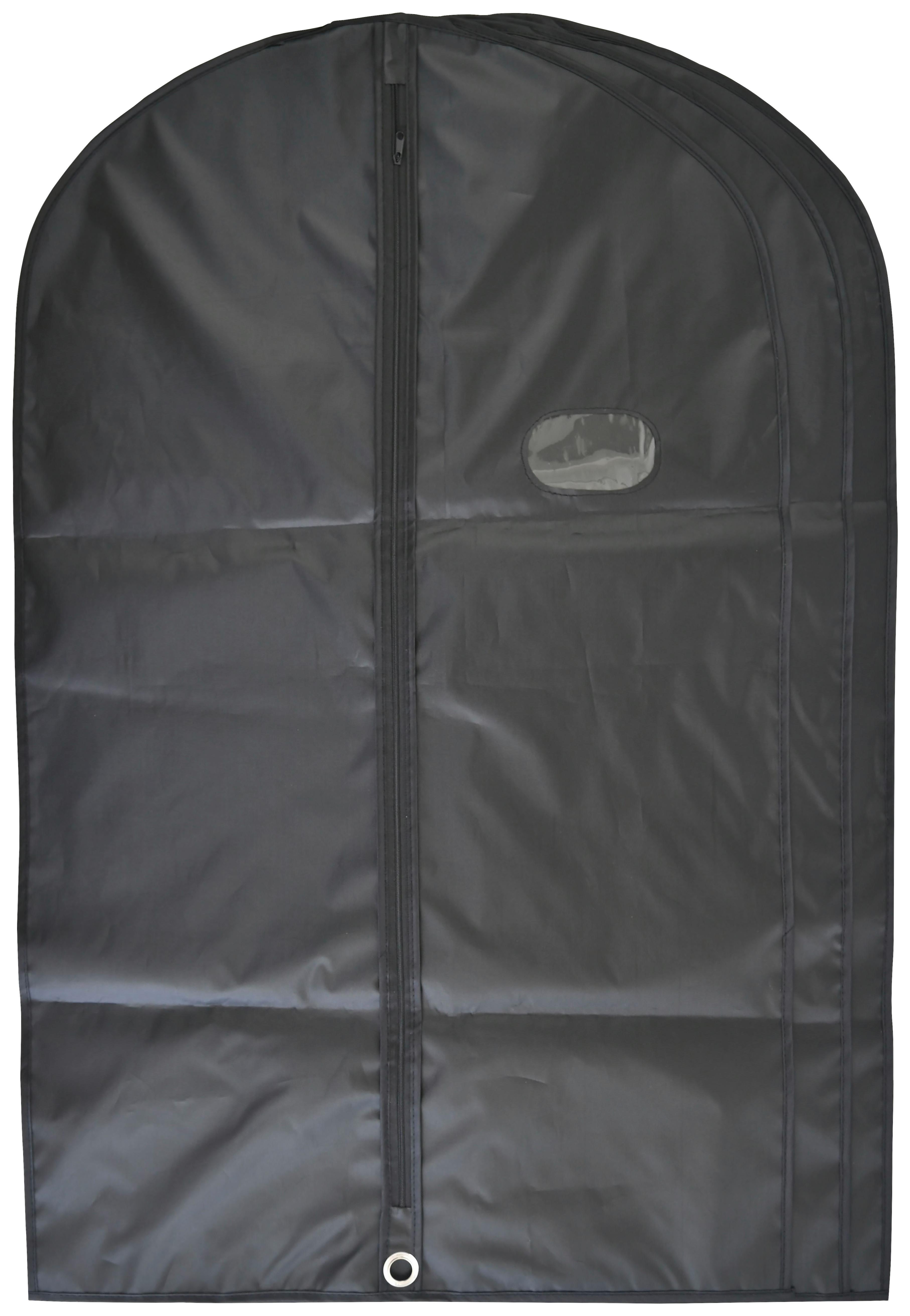 Kleidersack Marcel - Schwarz, KONVENTIONELL, Kunststoff/Textil (60/100cm) - Luca Bessoni