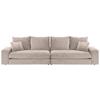 Bigsofa Be Relaxed - Creme/Schwarz, MODERN, Textil (273/67/125cm) - MID.YOU