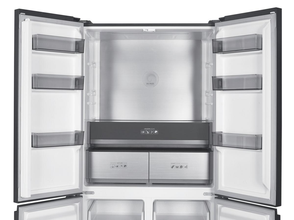 Side-By-Side Nabo Smi 5535 - Dunkelgrau, Basics, Metall (90,5/190,2/59,7cm) - Nabo