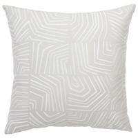 DEKORAČNÝ VANKÚŠ AURA - biela/taupe, textil (45/45cm) - Mömax
