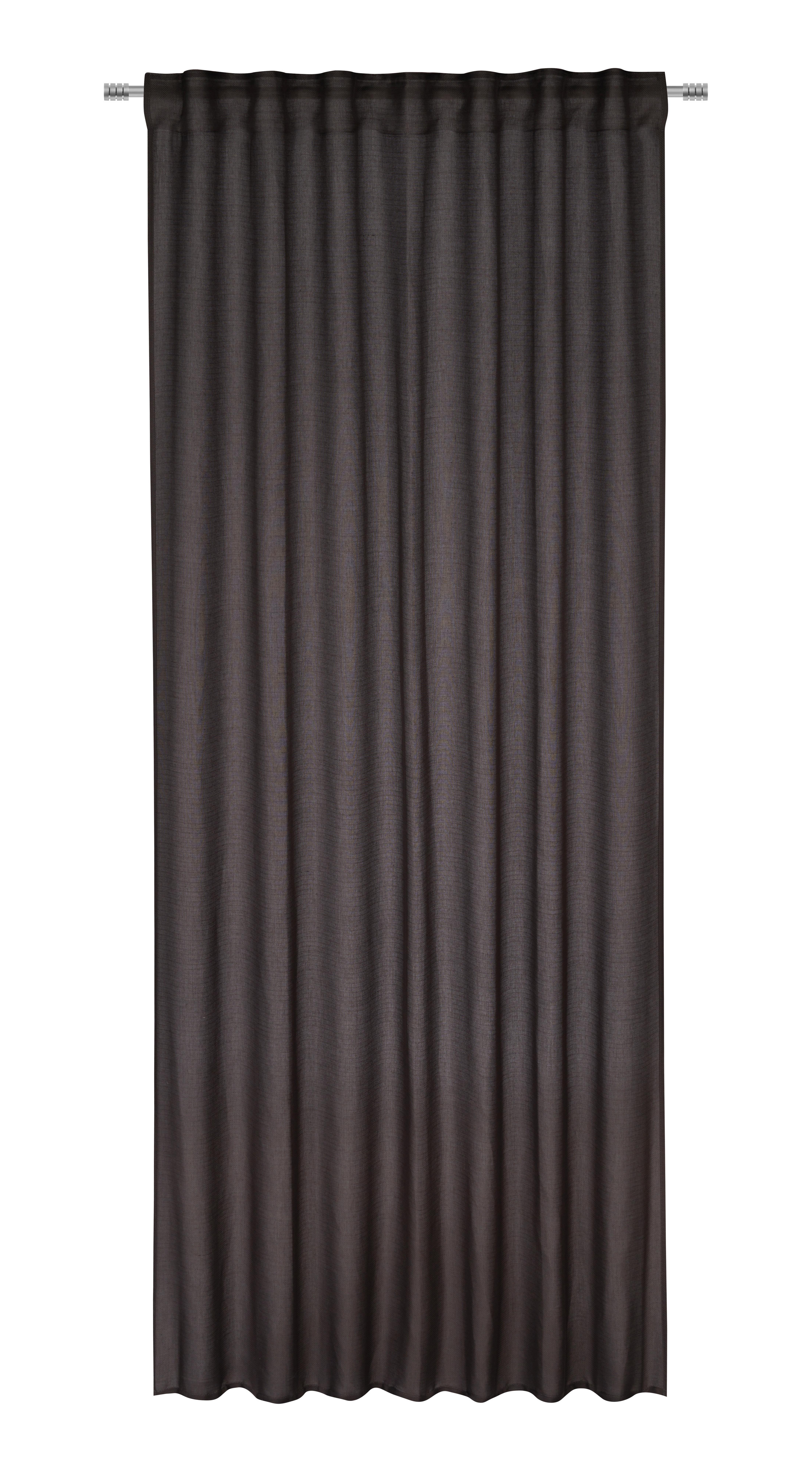 Hotový závěs ELENI - hnědá, Romantický / Rustikální, plast (140/245cm) - Bessagi Home