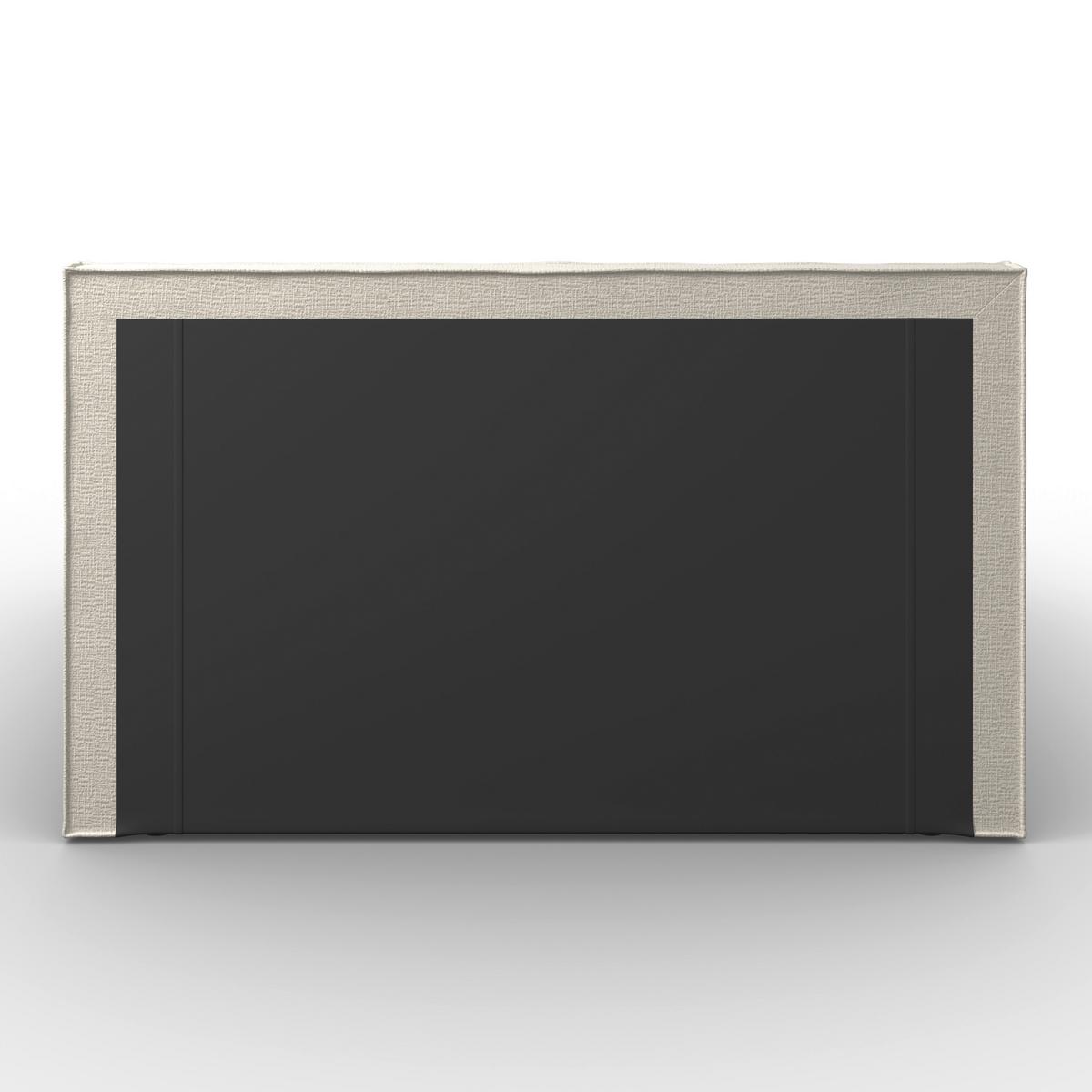 Boxspringová postel IMOLA 180x200, krémová - černá/krémová, Moderní, dřevo/textil (180/200cm) - Bessagi Home
