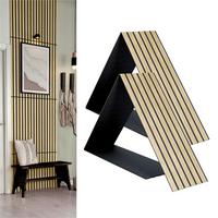 Akustikpaneel Compact Eiche Hell - Hellbraun/Eichefarben, Basics, Holz/Holzwerkstoff (30.5/244/1.03cm) - Novel