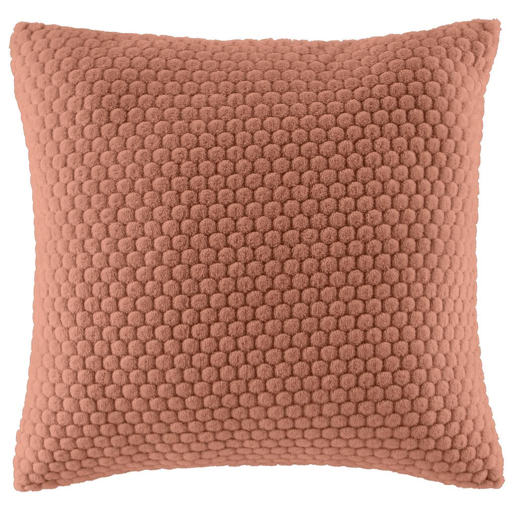 Zierkissen Belinda 45x45 cm Polyester Mokka mit Zipp