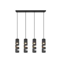 Pendelleuchte 364000432 Stream - Schwarz, KONVENTIONELL, Metall (80/9/150cm) - Trio Leuchten