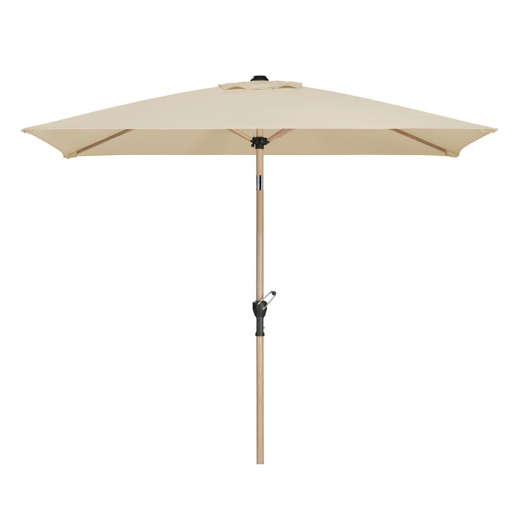 Sonnenschirm Cordoba BHT: 150x231x230 cm Naturfarben