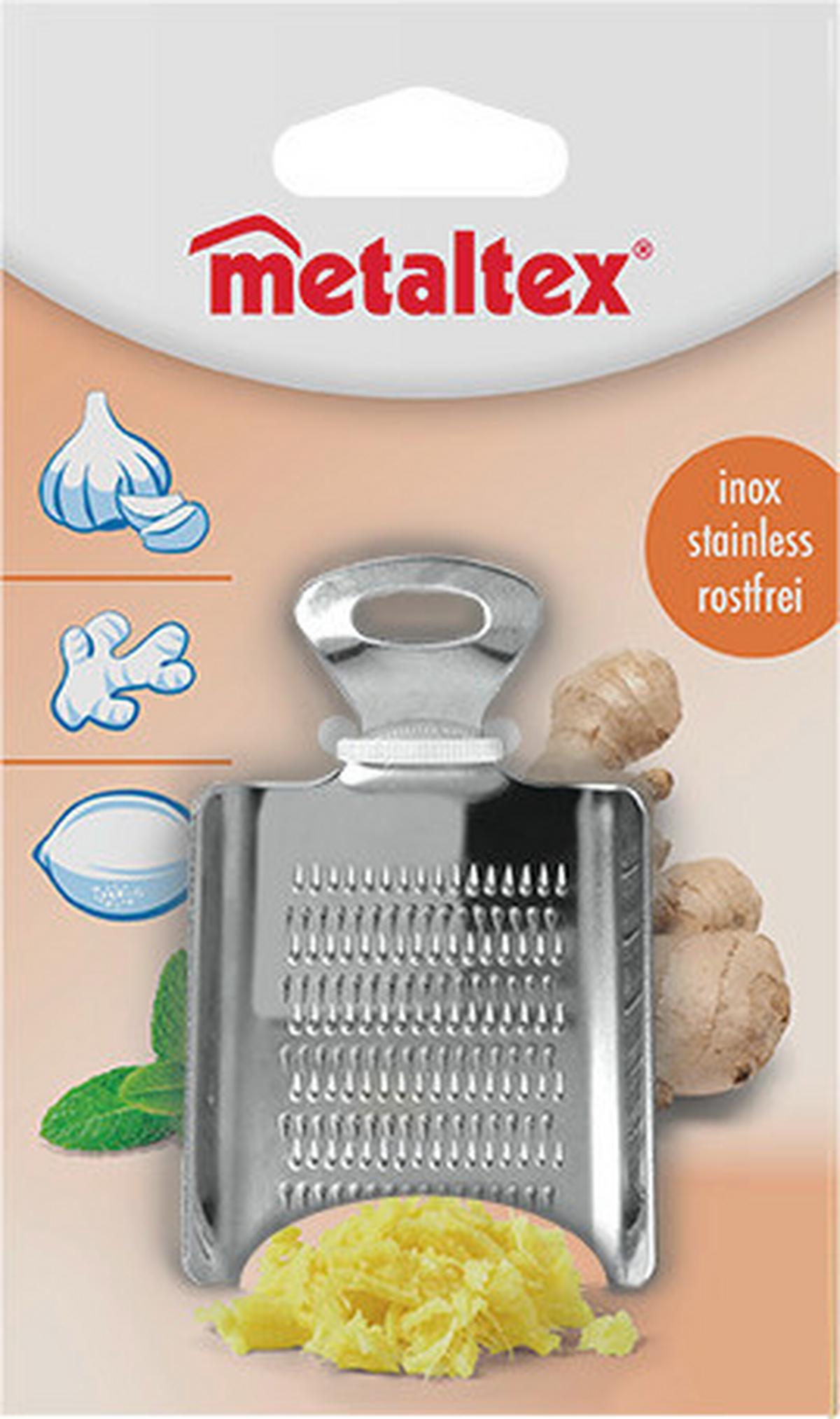 Reszelő Mx194522 Ginger - fém (5,5/8,5/0,5cm) - Metaltex