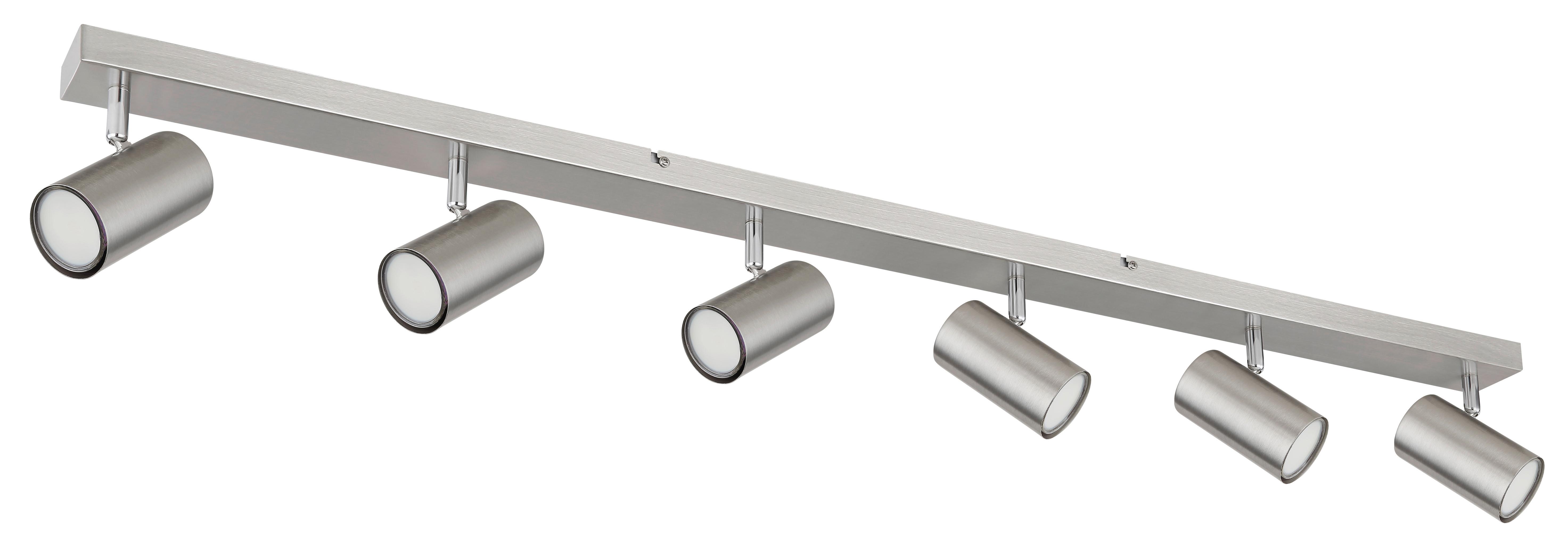 Strahler 57911-6d - Nickelfarben, Natur, Metall (115/6/12cm) - Globo