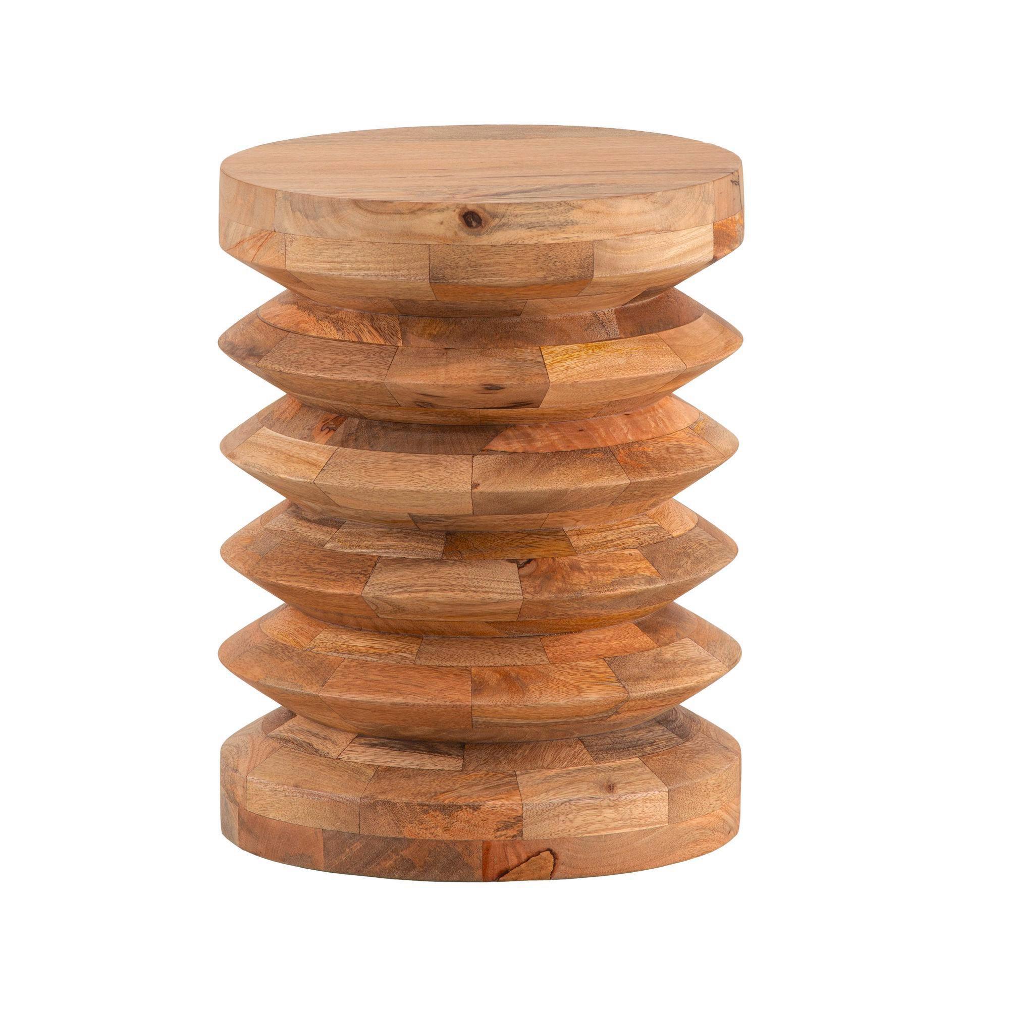 Beistelltisch Braun B: 35 cm - Braun, Design, Holz (35/35/45cm) - Livetastic