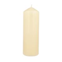 Stumpenkerze Christina - Creme, Basics, Naturmaterialien (6,6/20cm) - Luca Bessoni