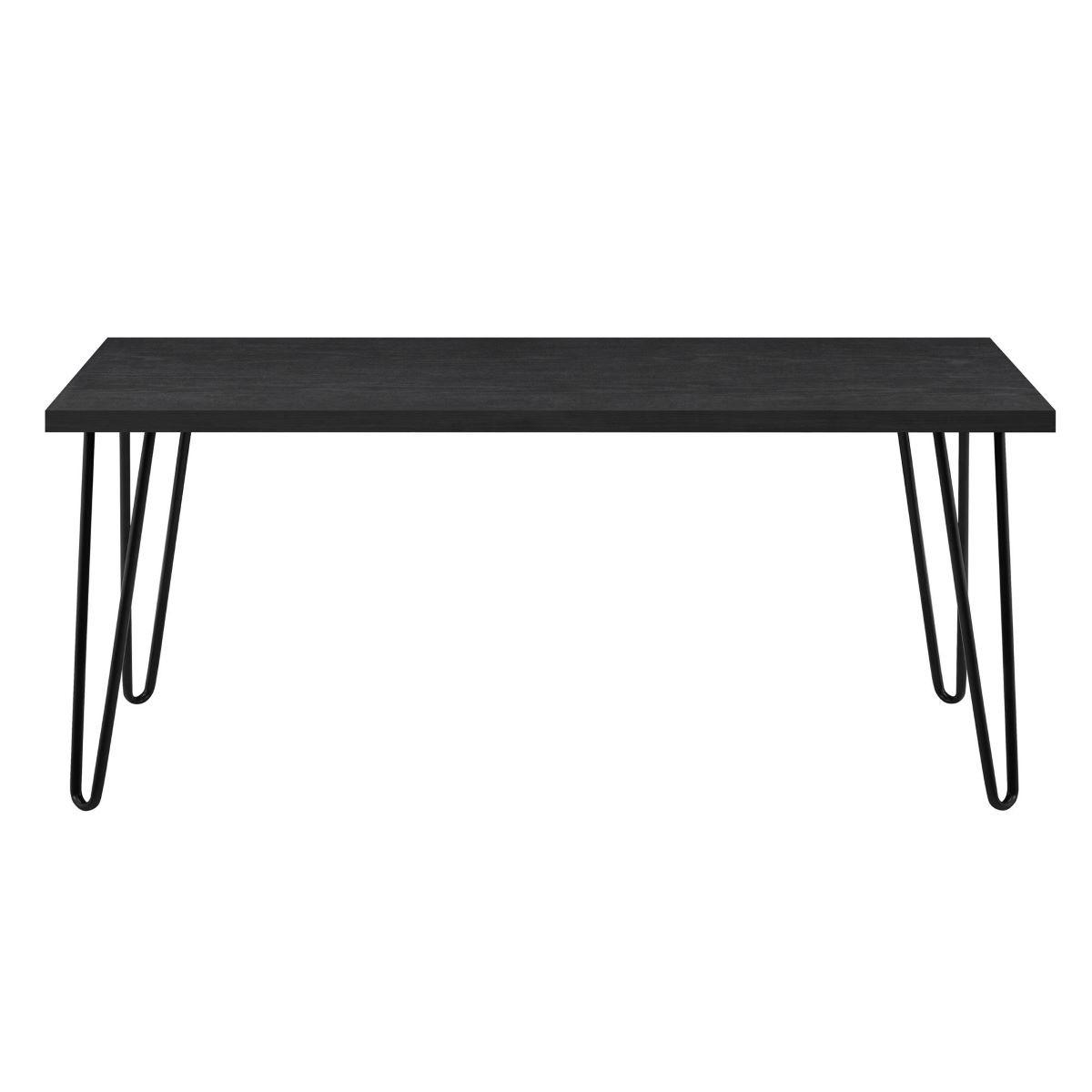 Couchtisch Owen Schwarz 46 cm - Schwarz, Design, Holzwerkstoff/Metall (106/46/50cm) - MID.YOU