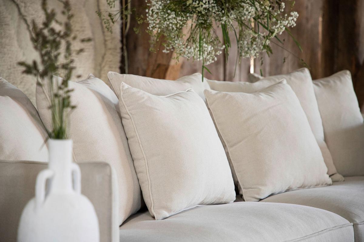 2-sitzer-sofa Segelskären - Beige, Design, Holz/Textil (240/91/92cm) - Livetastic