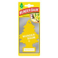 Autóillatosító Wunderbaum Vanília - sárga, papír (7/19/0.3cm)