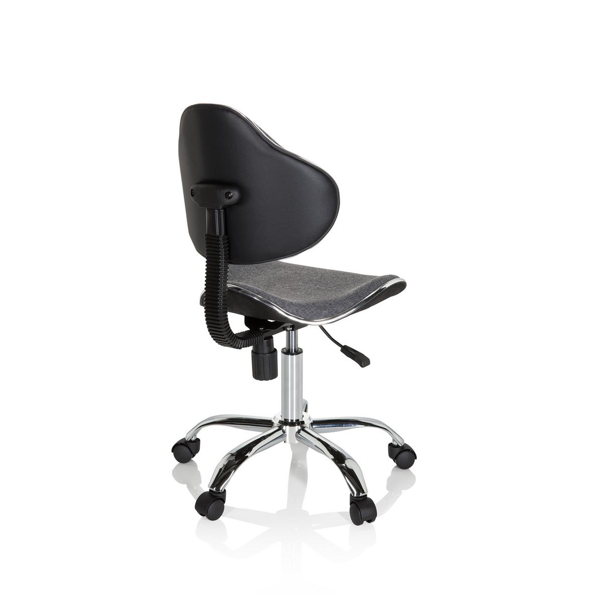 Jugenddrehstuhl Kiddy Gti 3 Grau - Grau, Basics, Kunststoff (47/87-98/49cm)