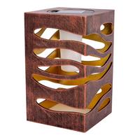 Solarleuchte 5327258 Hilda - Hellbraun/Graubraun, Natur, Kunststoff (12.3/12.3/20cm) - Näve