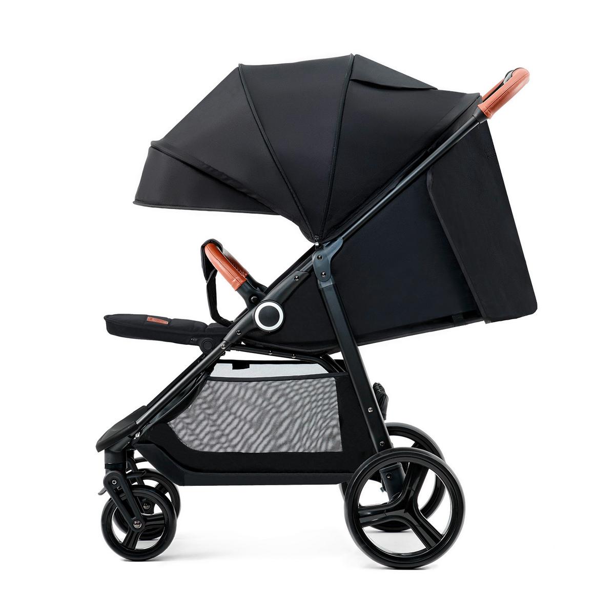 BUGGY Grande Plus Schwarz, B/H/T: 57x106x95cm - Schwarz, Basics, Metall (57/106/95cm) - Kinderkraft