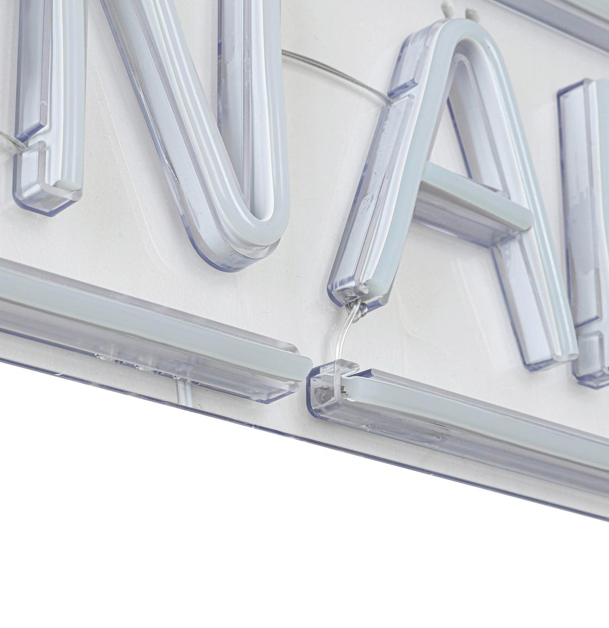 DEKORAČNÍ LED SVÍTIDLO ONI - bílá/průhledné, Moderní, plast (40/15/1,30cm) - Mömax