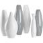 Váza Diana - šedá/bílá, Lifestyle, dřevo (26/50cm) - Mömax modern living Váza Diana - šedá/bílá, Lifestyle, dřevo (26/50cm) - Mömax modern living