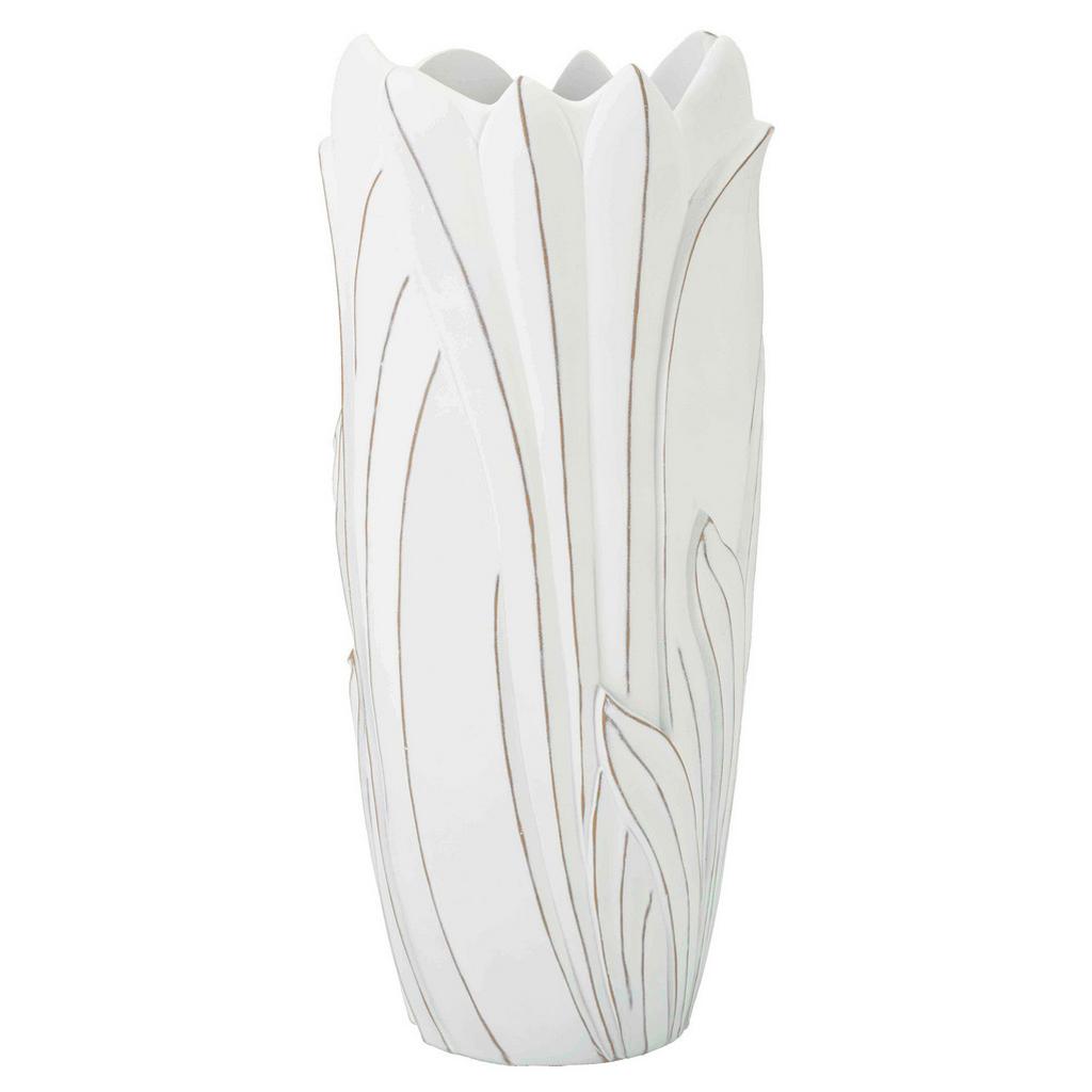 VASE Gardy Weiß B: 30,5 cm