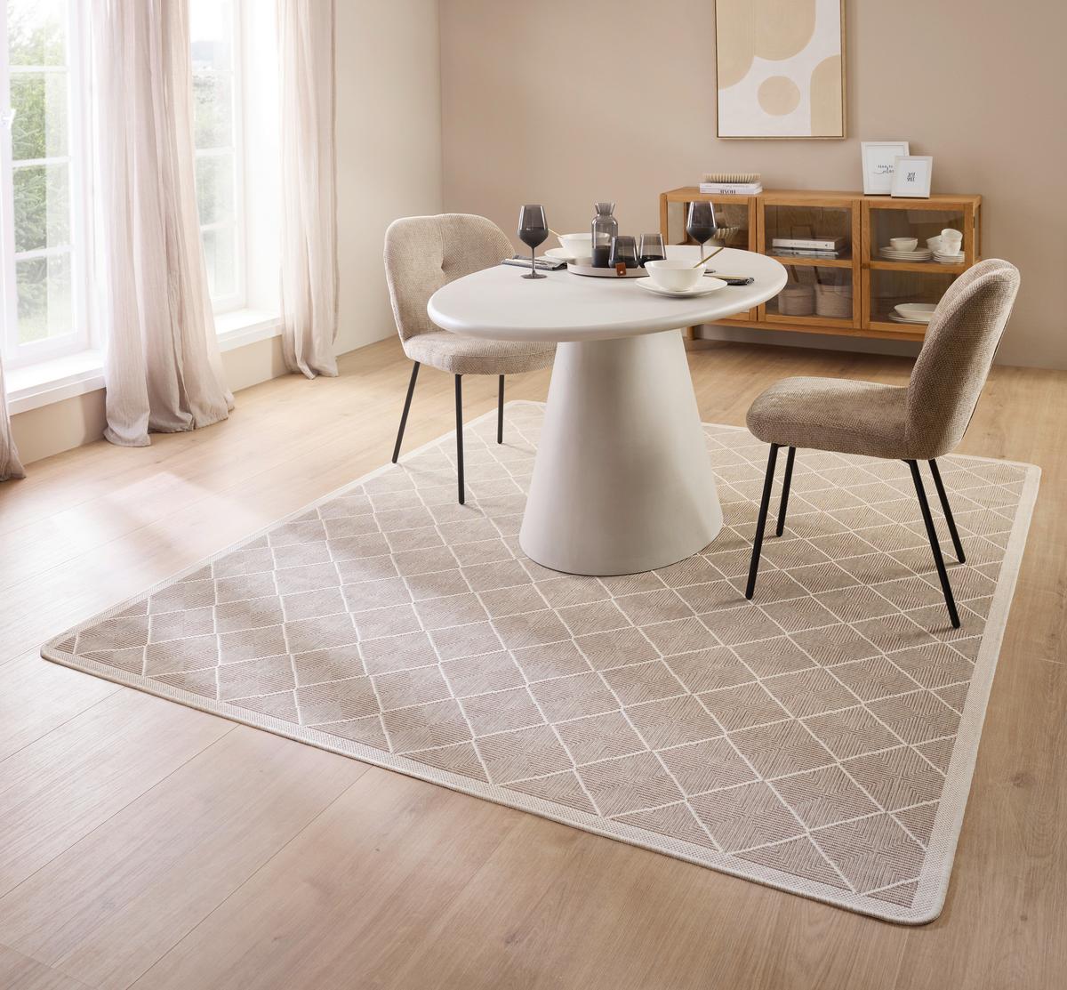 KOBEREC TKANÝ NA PLOCHO FJORA - šedohnědá, Moderní, textil (80/250cm) - Mömax