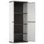 Kunststoffschrank Jolly Hoch 68/166/39 - Anthrazit/Hellgrau, KONVENTIONELL, Kunststoff (68/166/39cm) - Keter Kunststoffschrank Jolly Hoch 68/166/39 - Anthrazit/Hellgrau, KONVENTIONELL, Kunststoff (68/166/39cm) - Keter