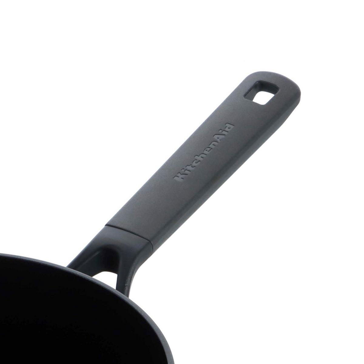 Stielkasserole schwarz, DM 16 cm - Schwarz, Basics, Kunststoff/Metall (16cm) - KitchenAid