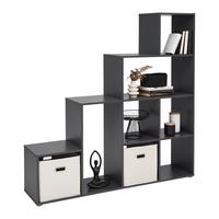 REGÁL CASSA 2 -EXKLUSIV- - antracitová, Konvenční, kompozitní dřevo (148/150/35cm) - Mömax