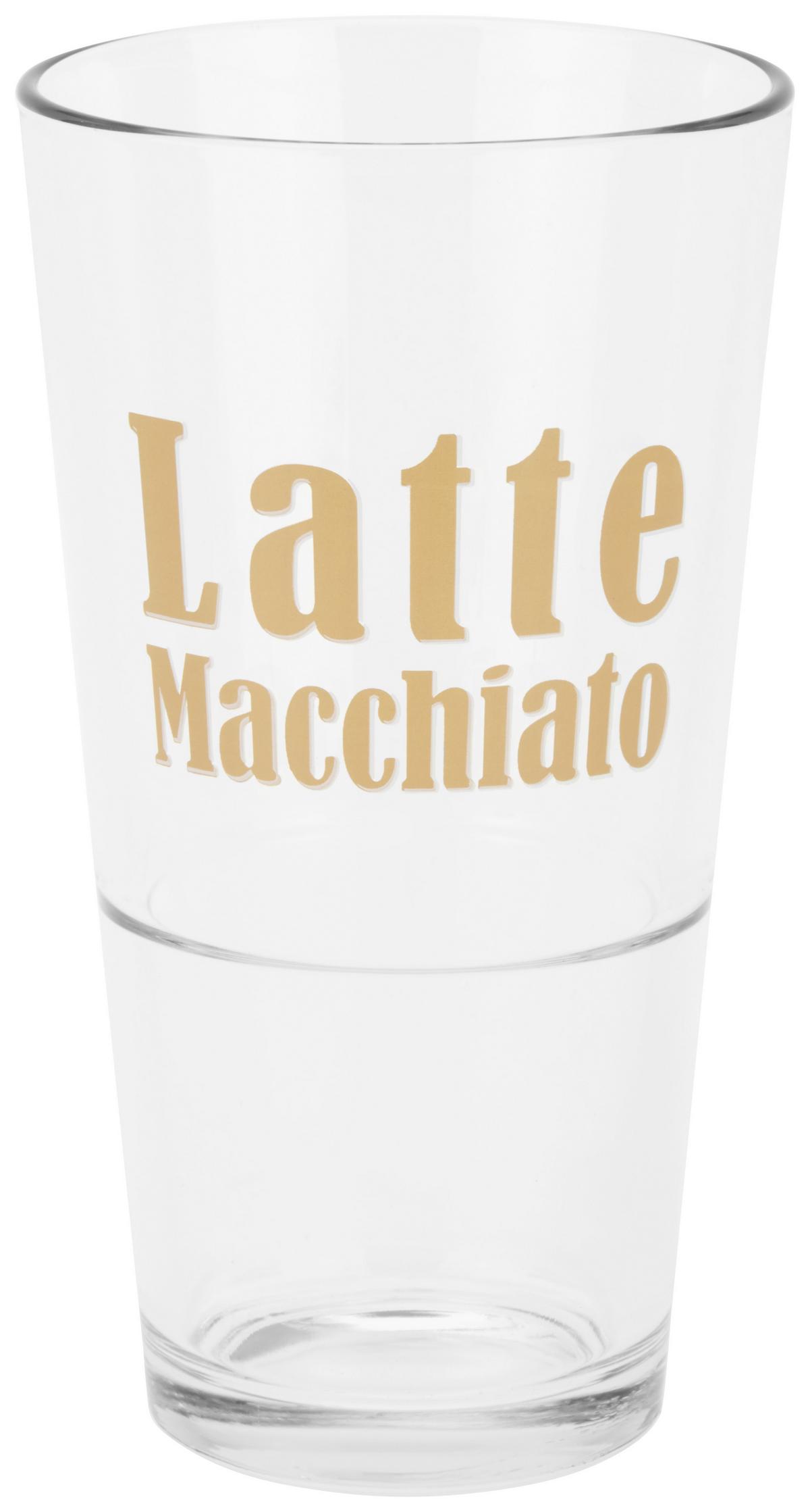 Latte Macchiatoglas Hitzebeständig Harald 365 ml - Klar, MODERN, Glas (7,9/14,3cm) - Luca Bessoni