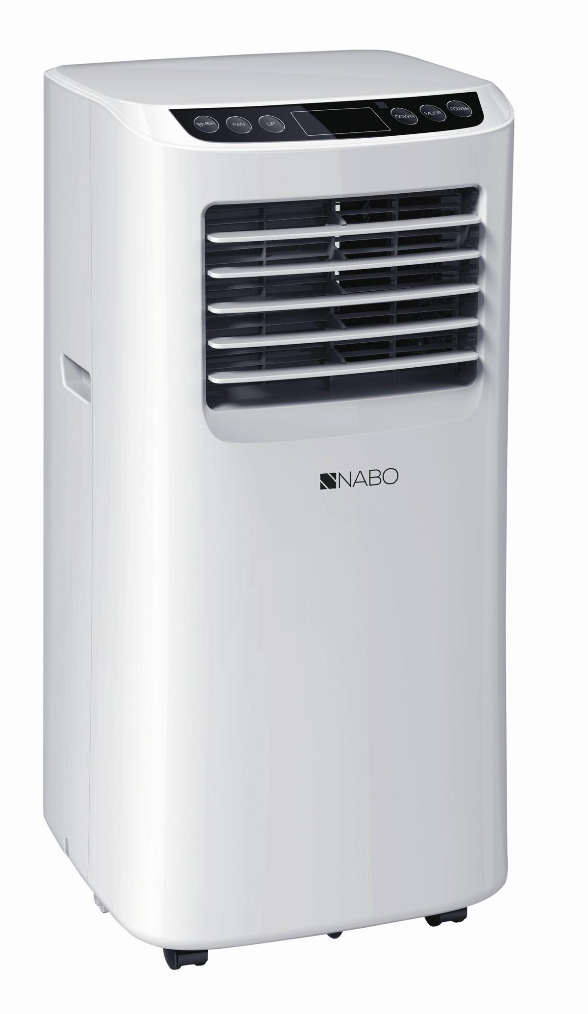 Mobile Klimaanlage KA 7000 B: 30,5 cm mit Schlauch - Weiß, Basics (30,5/67,8/32,8cm) - Nabo