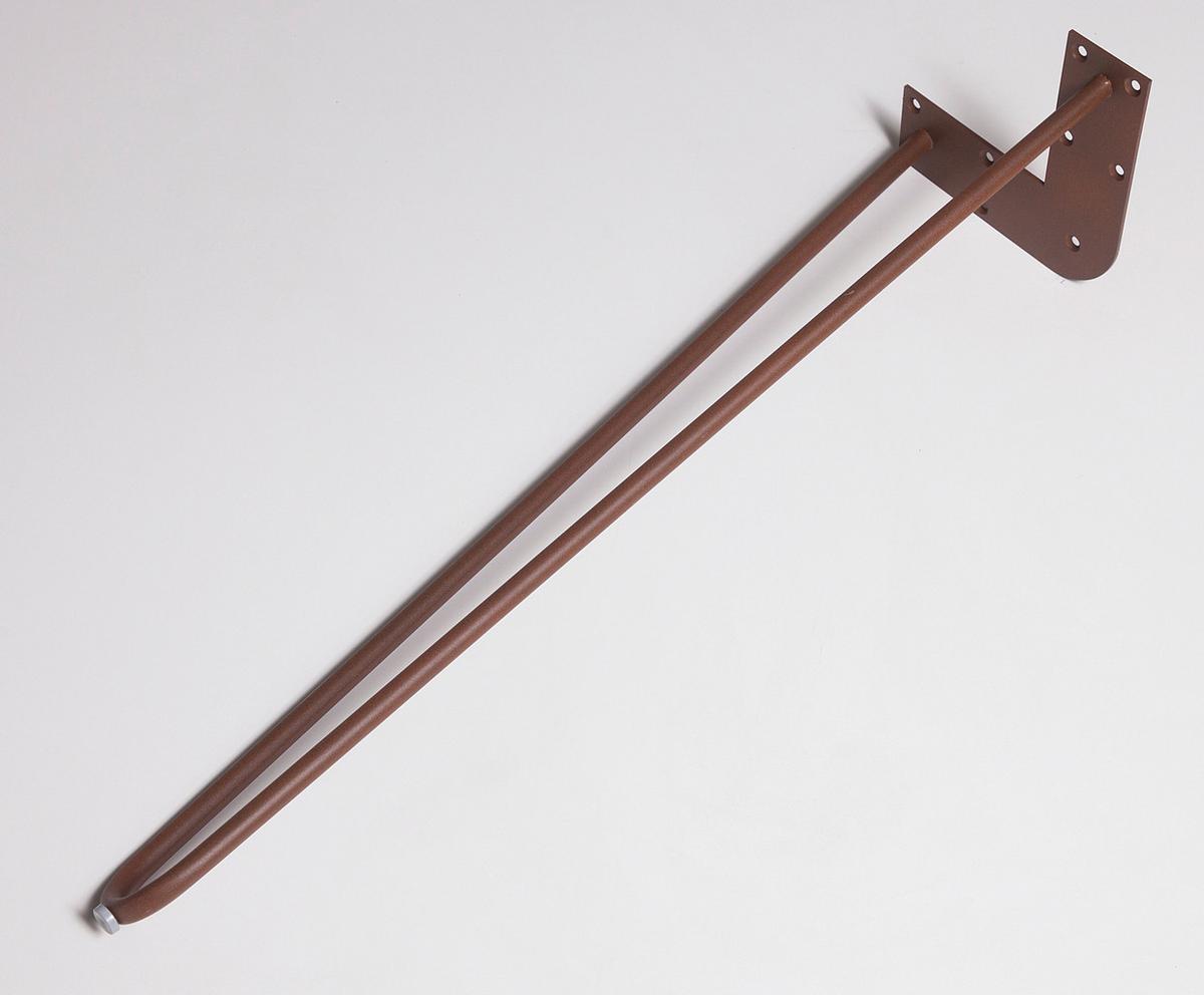 Tischgestell Stahl Rostfarben Bxh: 70x71 Cm, Hairpin - Rostfarben, Basics, Metall (70/71cm)