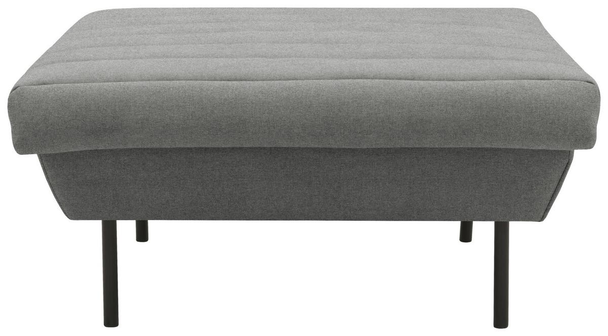 Hocker Looks Ix - Graubraun/Schwarz, Design, Textil (90/45/105cm) - LOOKS by W.Joop