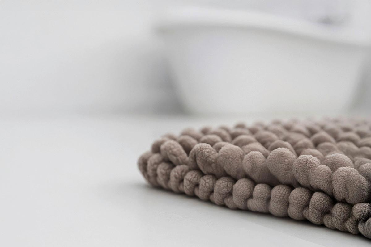 BADEMATTE PUNTO UNO - Taupe, Basics, Textil (60/100cm) - Grund