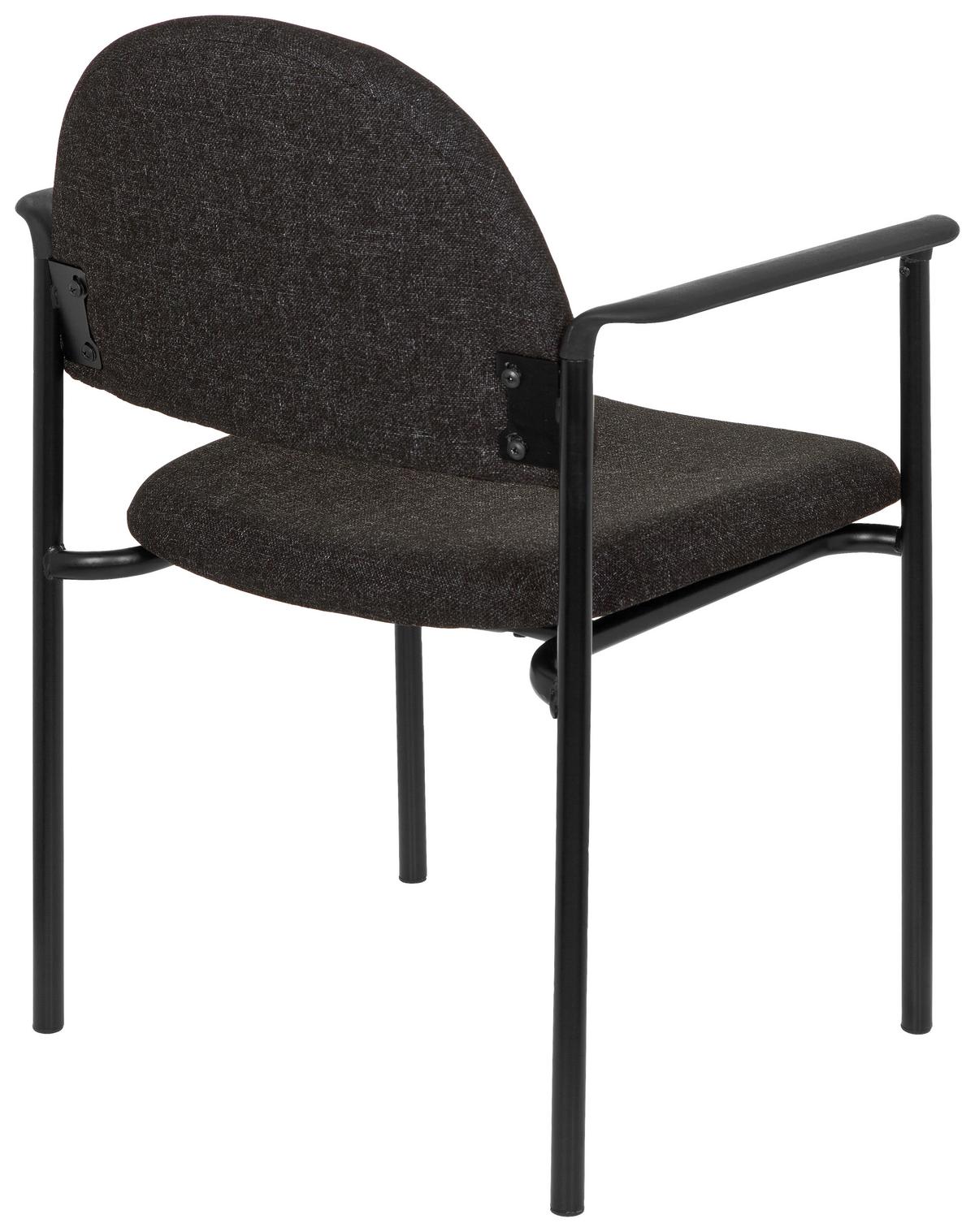 Besucherstuhl Xt 700 Schwarz/dunkelgrau Bis 120 Kg - Dunkelgrau/Schwarz, Basics, Kunststoff/Textil (55/84/42cm) - MID.YOU