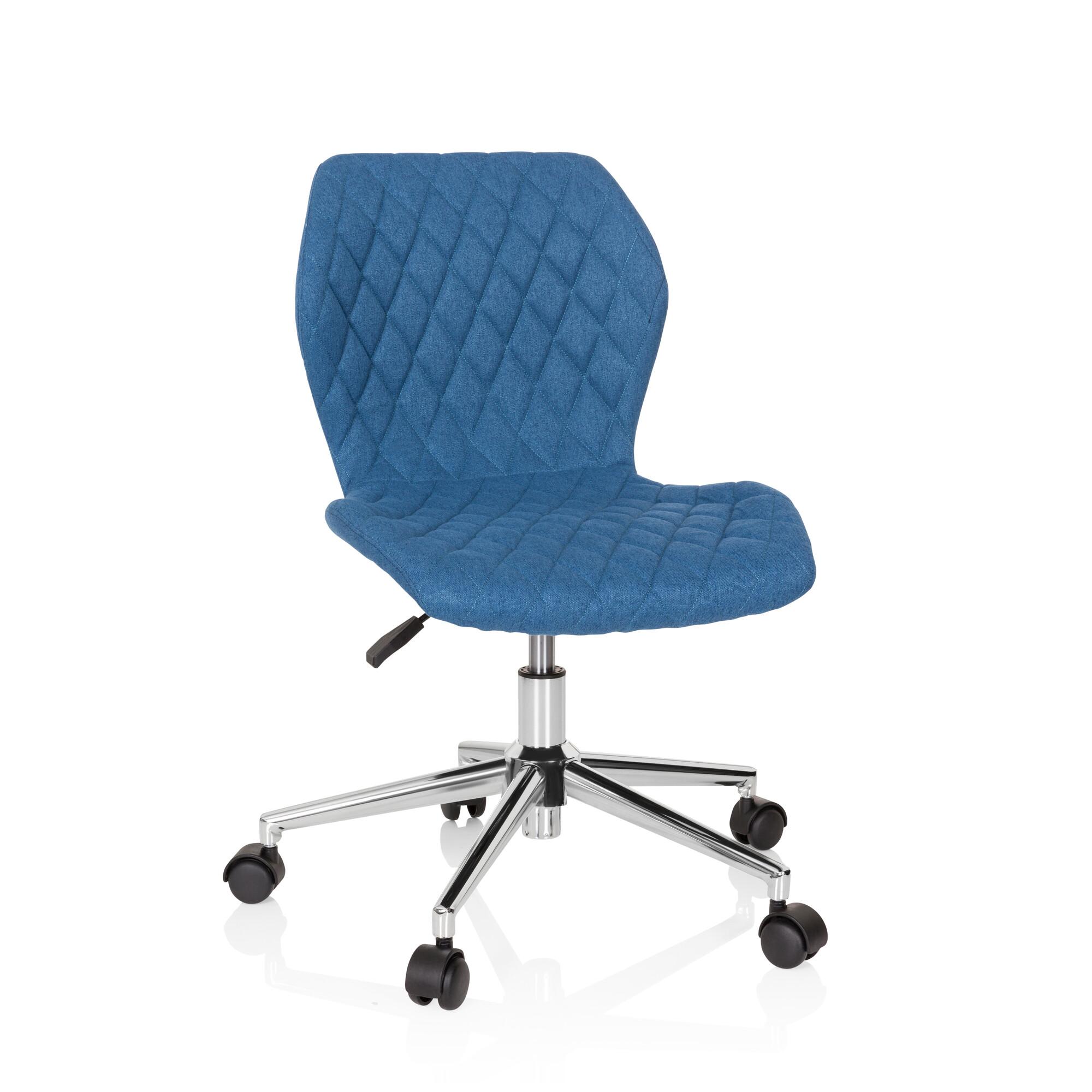 Jugenddrehstuhl Joy II Blau - Blau, Basics, Kunststoff/Textil (47/73-83/43cm) - MID.YOU