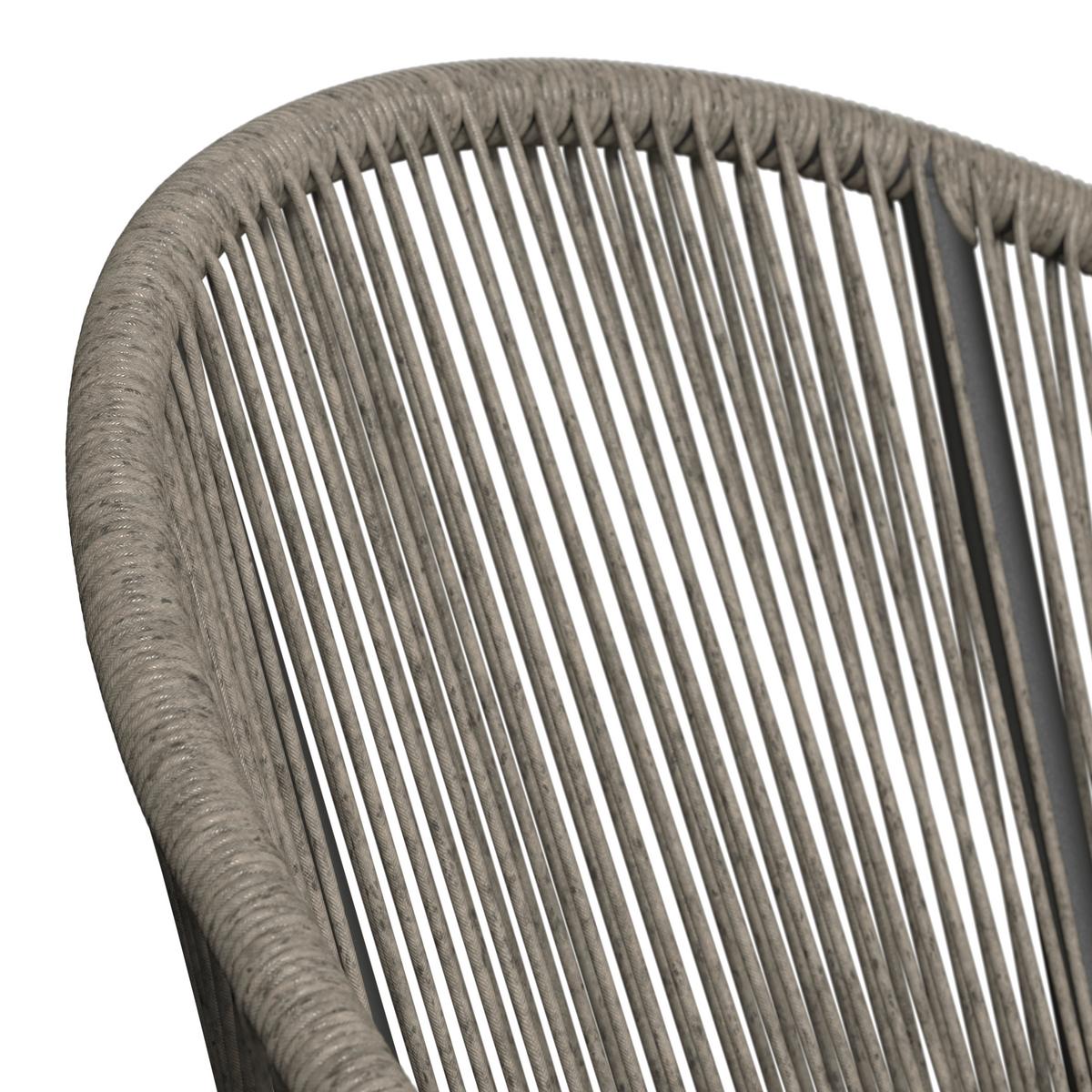 Loungesessel Sun - Schwarz/Grau, MODERN, Kunststoff/Metall (69/82/68cm) - Beldano