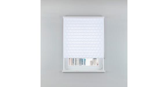 Doppelrollo Kate - Weiß, MODERN, Kunststoff (120/150cm) - Luca Bessoni