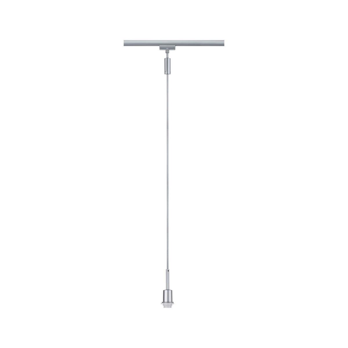 Schienensystem Urail Pendel 96969 In Chromfarben, Dimmbar - Chromfarben, Basics, Kunststoff/Metall (4,4/135cm) - Paulmann