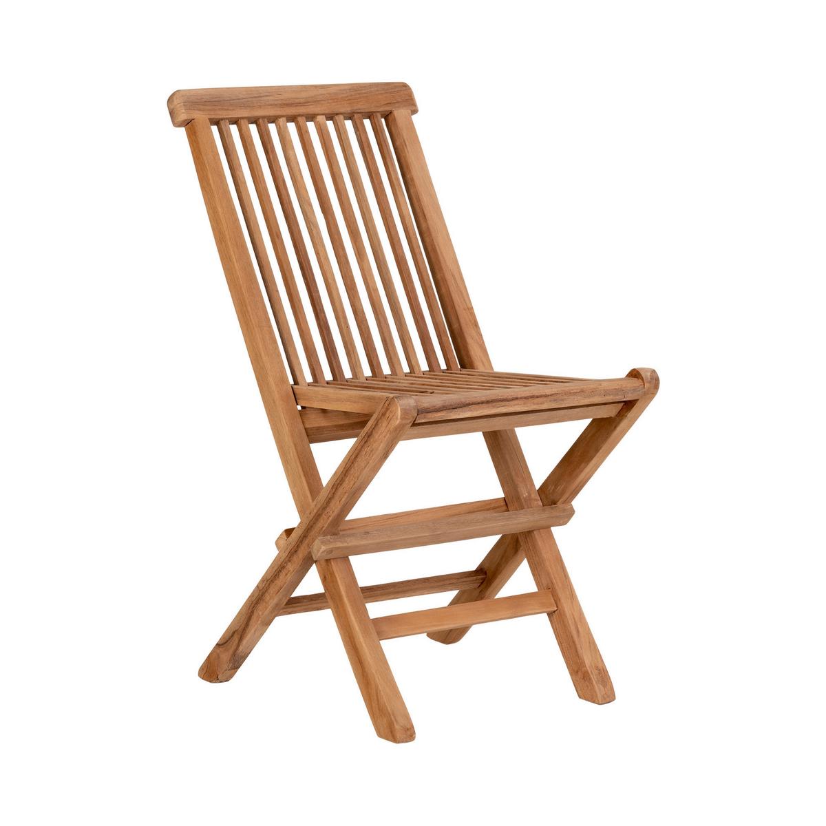 Gartenstuhl-Set Toledo Braun B: 31 cm - Teakfarben, MODERN, Holz (31/58/42cm) - MID.YOU