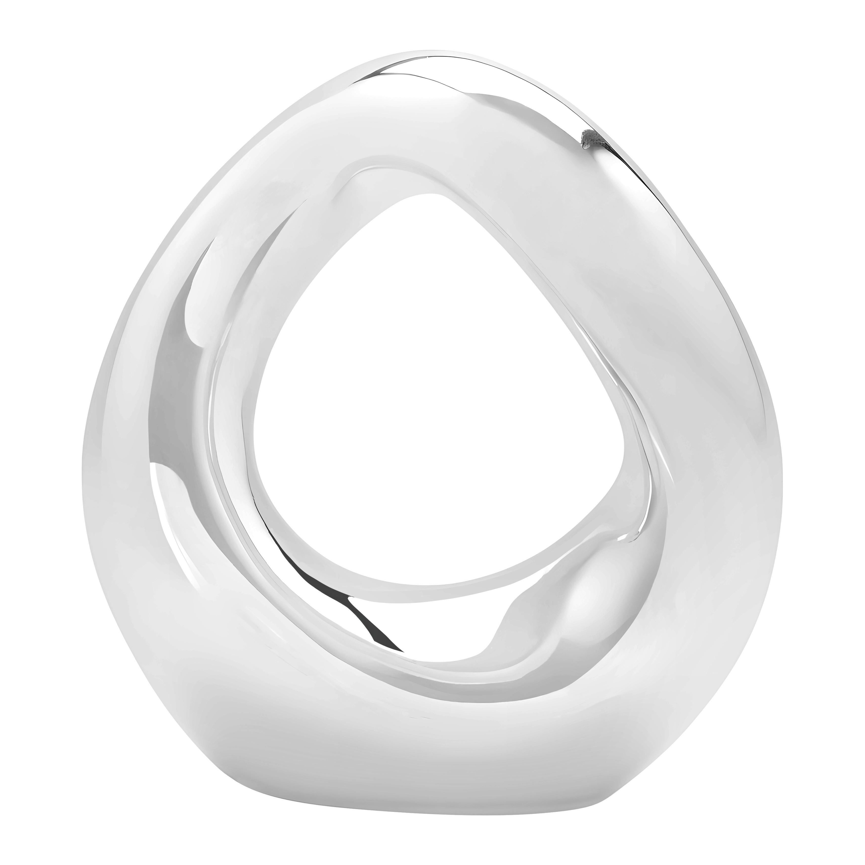 Socha SILVERY - barvy stříbra, keramika (18,5/20/9cm) - Mömax