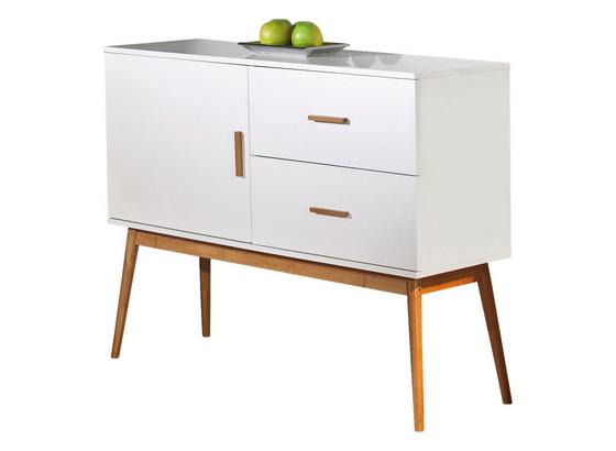 Kommode Melanie B. 115 cm Weiß - Naturfarben/Weiß, Basics, Holz/Holzwerkstoff (115/90/39cm) Kommode Melanie B. 115 cm Weiß - Naturfarben/Weiß, Basics, Holz/Holzwerkstoff (115/90/39cm)