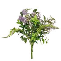 Dekorační větvička MIXSTRAUSS I -PAZ- - zelená/fialová, Konvenční, plast (35cm) - Mömax