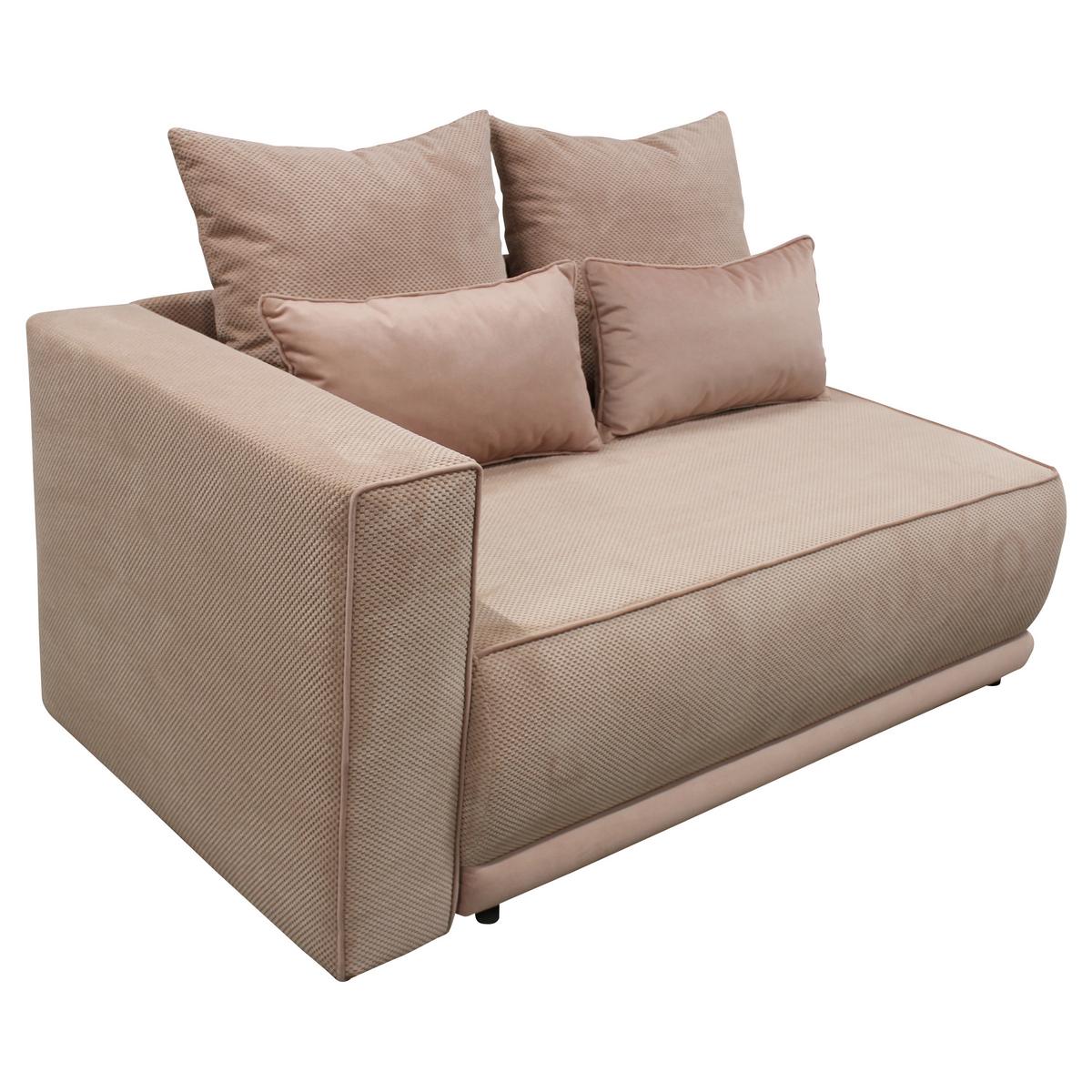 Récamiere Iga Li Rosa B: 168 Cm - Schwarz/Rosa, Design, Textil (168/73/99cm) - MID.YOU