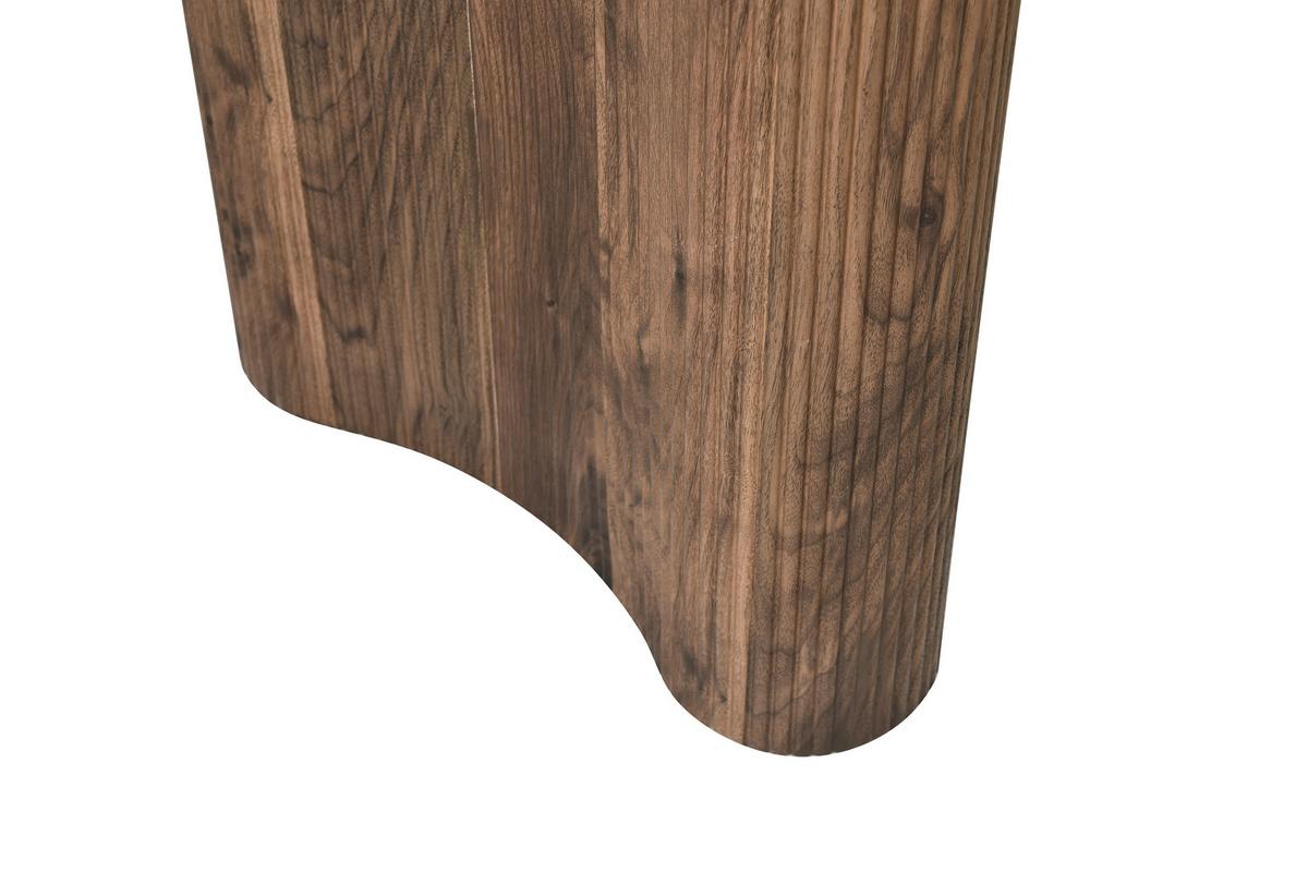 Esstisch Edda Walnussfarben L: 180 cm - Walnussfarben, Basics, Holzwerkstoff (180/90/75cm) - Livetastic