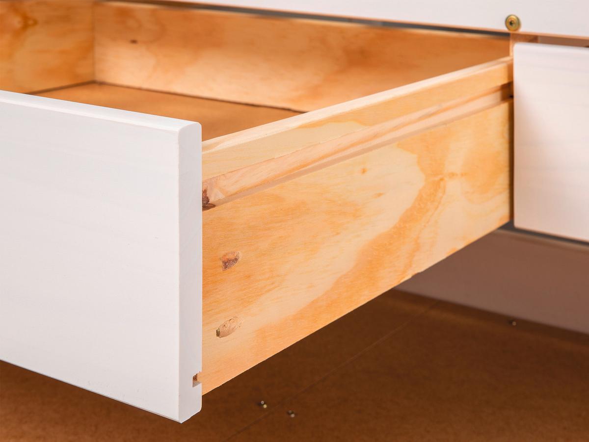 EINZELZIMMER Baru Weiß 2-teilig - Blau/Hellrosa, MODERN, Holz/Holzwerkstoff - MID.YOU