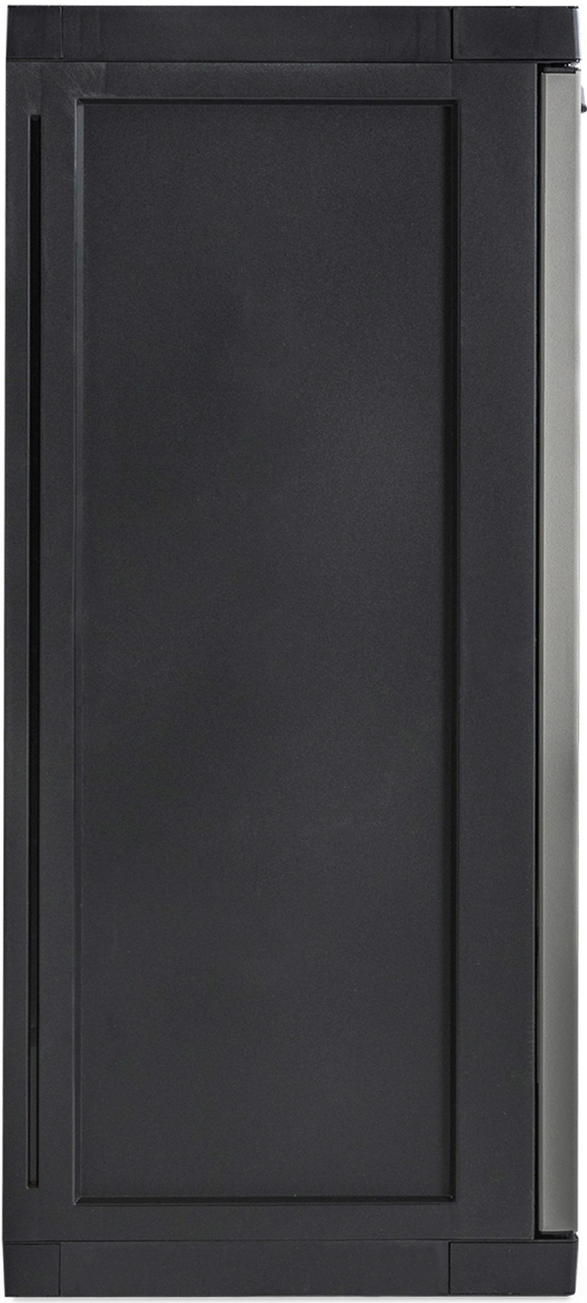 Werkzeugschrank Bio Midi Klein 65x85x37 cm versperrbar - Hellgrau/Schwarz, Basics, Kunststoff (65/85/37cm)